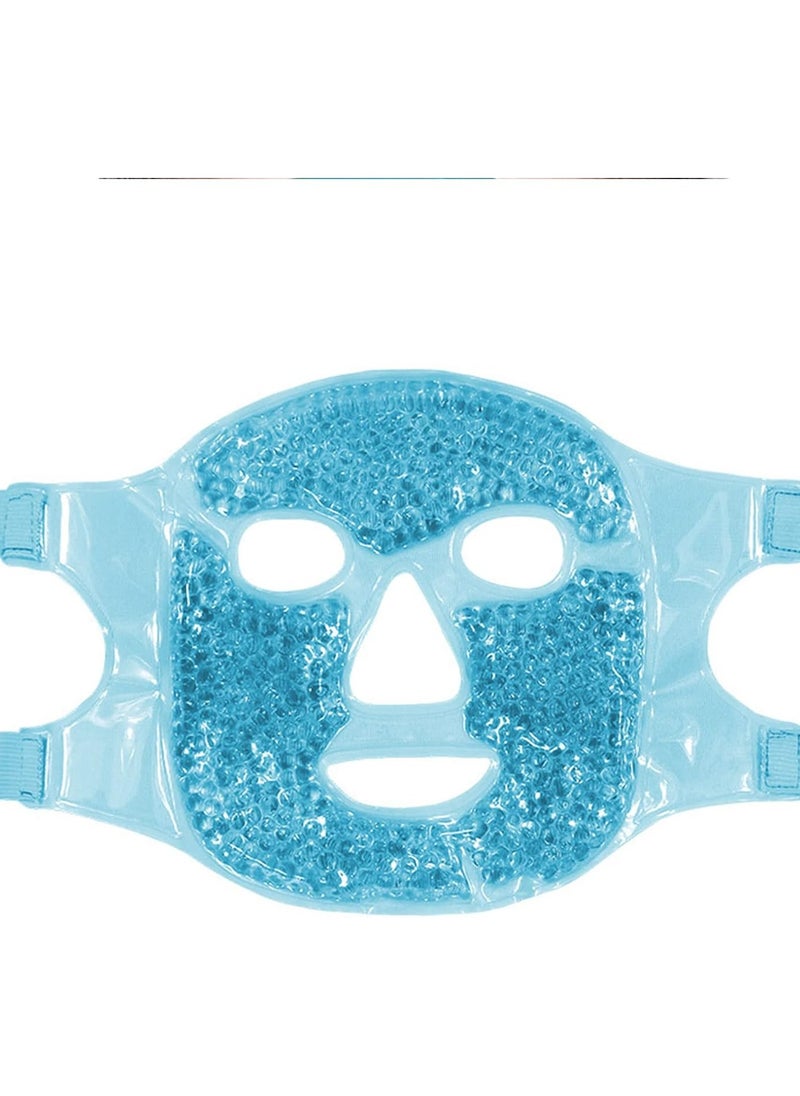 Generic - Cold Face Eye Masks Ice Pack Reduce Face Puff Dark Circles Reusable Cold Hot Gel Face Eye Mask Suitable For Women Facial SPA Cooling Face Eye Mask For Pain Relief Headaches Puffiness - Image 1