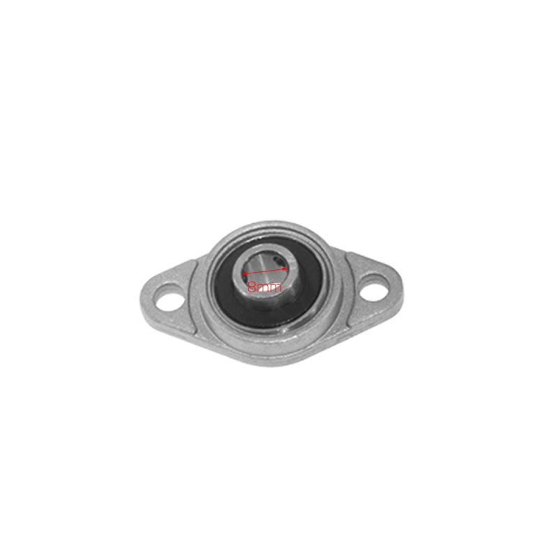 Metal Bearings Kit: 8mm Shaft Diameter KFL08 Chrome Zinc Alloy & Bearing Steel - Sturdy Wear-Resistant Replacement Parts for 3D Printer Maintenance - Image 2