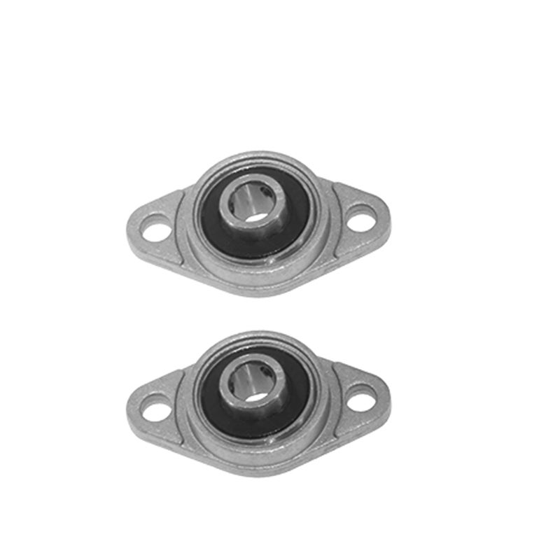 Metal Bearings Kit: 8mm Shaft Diameter KFL08 Chrome Zinc Alloy & Bearing Steel - Sturdy Wear-Resistant Replacement Parts for 3D Printer Maintenance - Image 1
