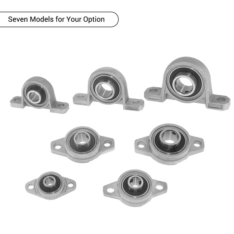 Metal Bearings Kit: 8mm Shaft Diameter KFL08 Chrome Zinc Alloy & Bearing Steel - Sturdy Wear-Resistant Replacement Parts for 3D Printer Maintenance - Image 4