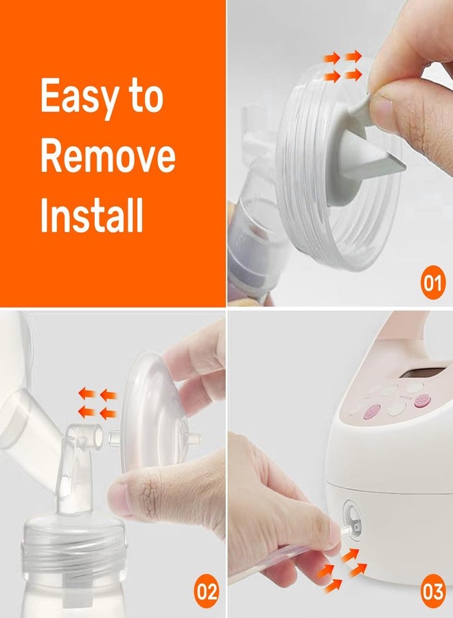 FRUSSONIA Pump Parts Compatible with S1/S2/9 Plus Breast Pump,Replacement Parts Include 6 Duckbill Valves,2 Backflow Protectors,2 Tubing,2 Membranes -12 Pack - Image 3