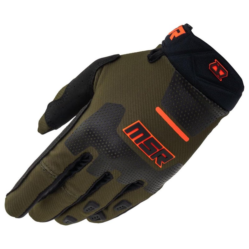 MSR Legend Tactical Touchscreen Dirt Bike Motocross MTB Airsoft Paintball Gloves for Men Women XX-Large Military Green - Image 1