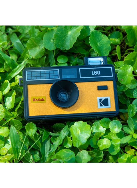 Retro Film Camera Kodak I60 Fool Camera Beginner Student Creative Gift With Flash Reuse-Color:Kodak I60 Sub-yellow