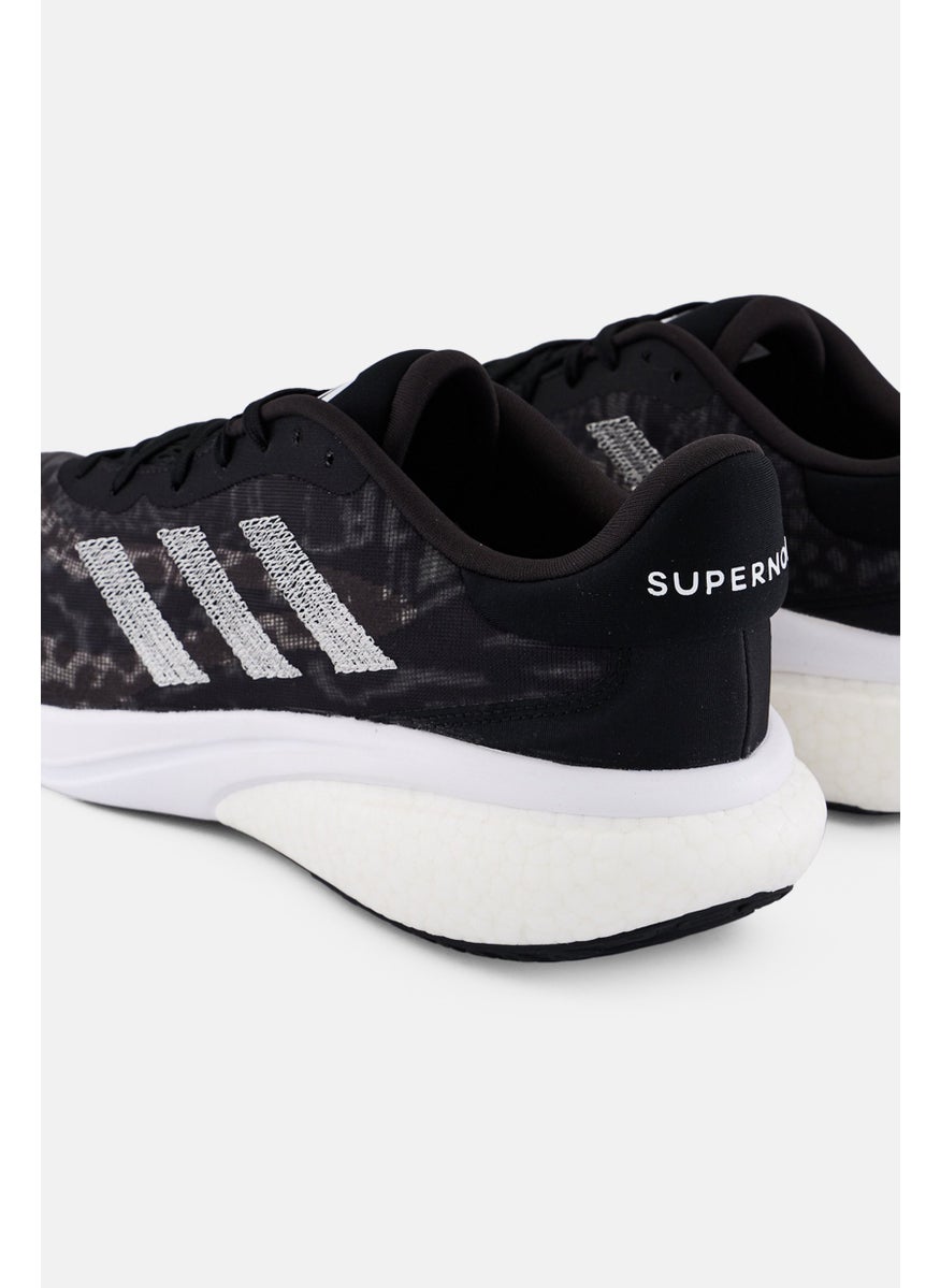 Adidas - Men Super Nova 3 Lace Up Running Shoes, Black - Image 1