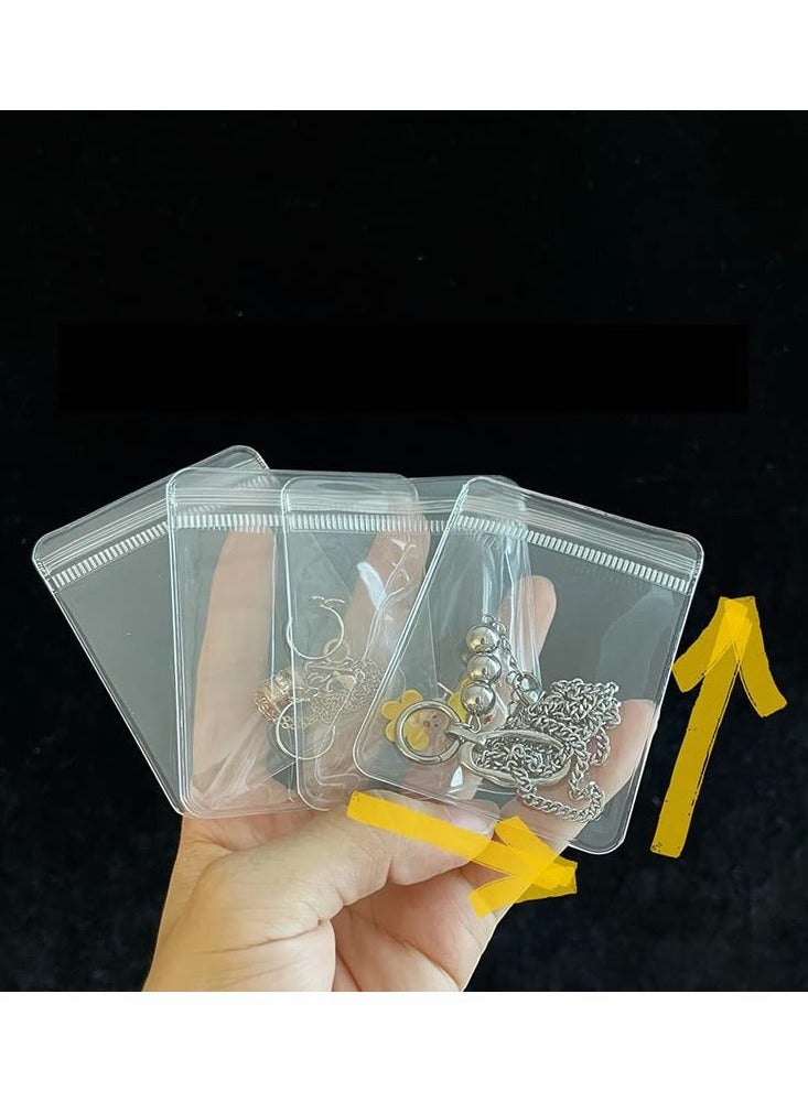 KASTWAVE Small Portable Jewelry Box(1 Box and 30 Pack Clear Jewelry bag) - Image 4