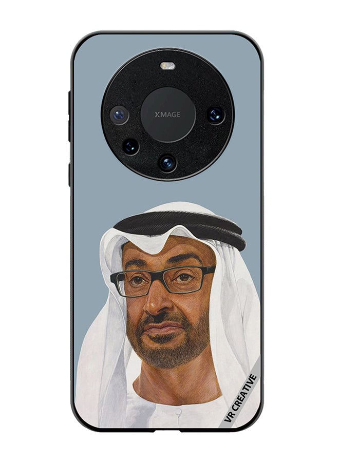 VR CREATIVE Protective Case Cover For Huawei Mate 60 Pro Sheikh Mohamed Bin Zayed Al Nahyan Design Multicolour - Image 1