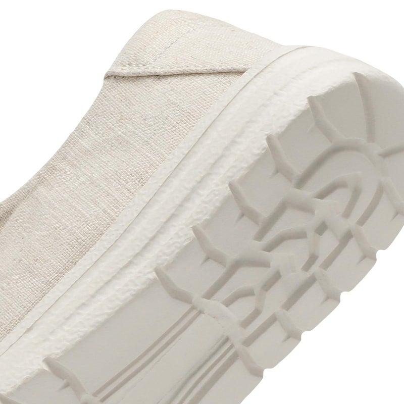Grand Attack Women's Casual Slip-on Shoes Lightweight Loafers with Breathable Linen and Soft Sole Design for Walking Driving Beige Size 7 - Image 5