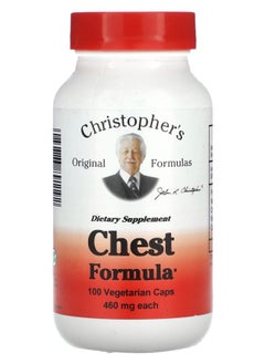 Christopher's Original Formulas Chest Formula 460 mg 100 Vegetarian  Caps 