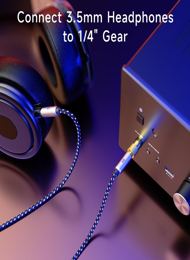 Cable Matters 5-Pack 1/4 to 1/8 Headphone Adapter, 6.35mm to 3.5mm Adapter Male to Female, Gold Plated Stereo Headphone 3.5mm to 1/4 Converter - Image 4