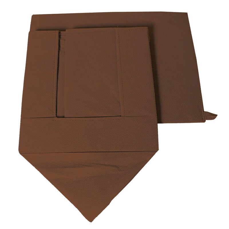 Kuber Industries 6 Piece Non Woven Shirt Stacker Wardrobe Organizer Set BrownCTKTC31839 - Image 5