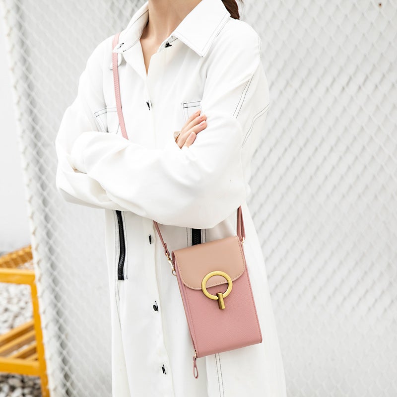 New Korean Version Of Mobile Phone Bag Women'S Slung Mini Bag Fashion Joker Large Capacity Mobile Phone Women'S Bag - Image 4