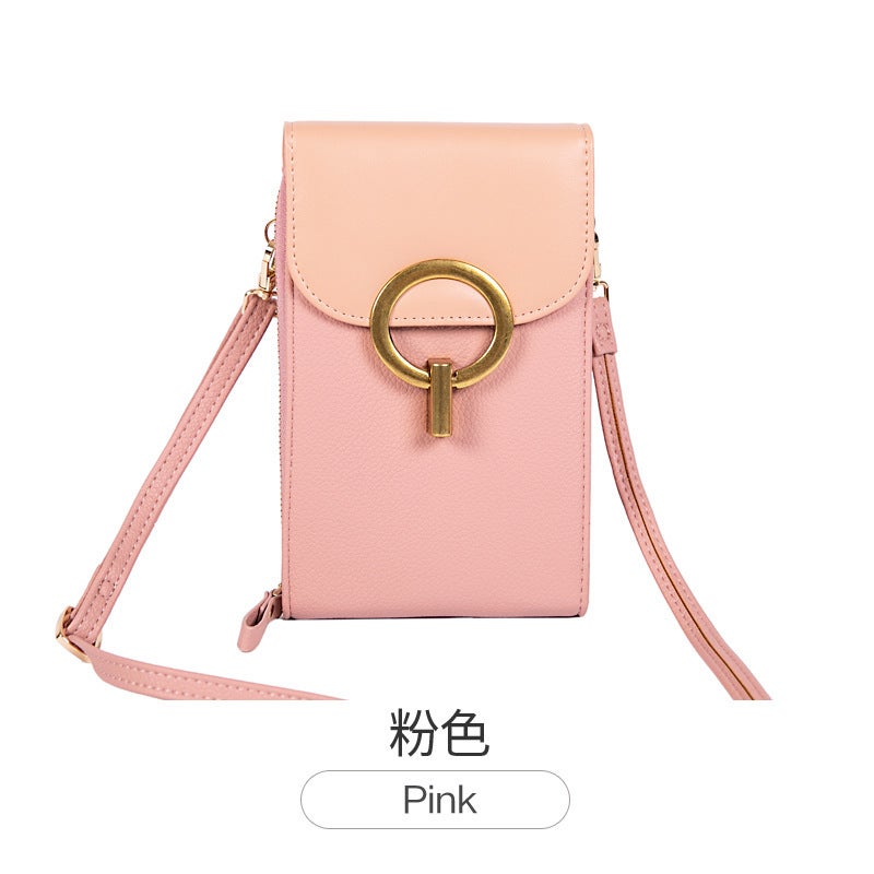 New Korean Version Of Mobile Phone Bag Women'S Slung Mini Bag Fashion Joker Large Capacity Mobile Phone Women'S Bag - Image 1