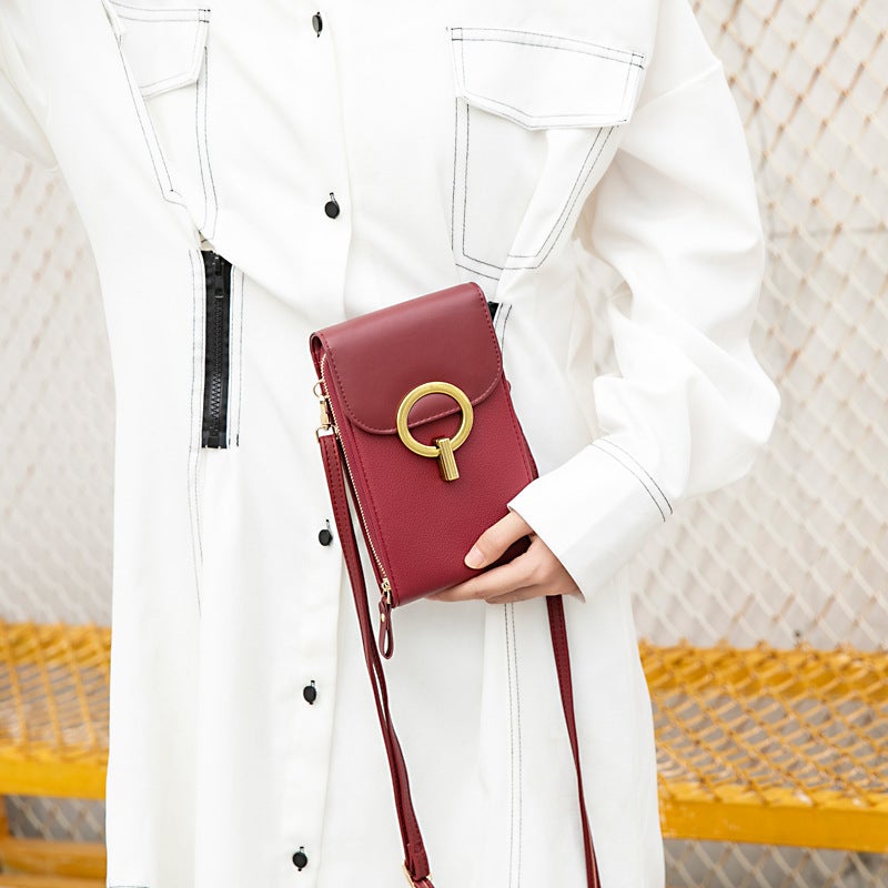 New Korean Version Of Mobile Phone Bag Women'S Slung Mini Bag Fashion Joker Large Capacity Mobile Phone Women'S Bag - Image 5