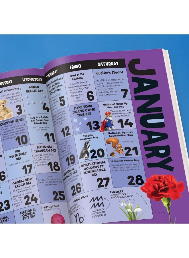 The 2023 Almanac of Fun: A Year of Puzzles, Fun Facts, Jokes, Crafts, Games, and More!