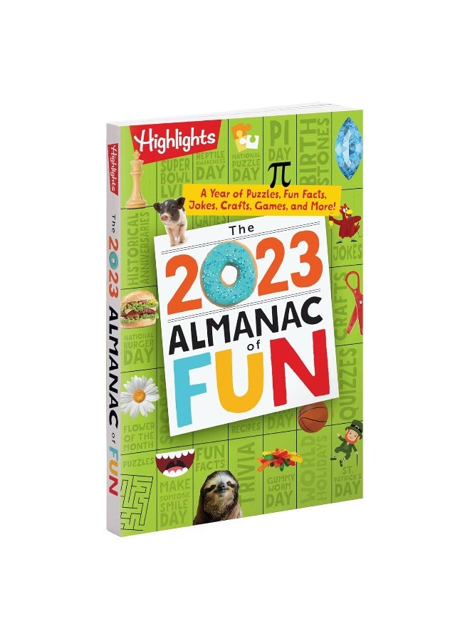 The 2023 Almanac of Fun: A Year of Puzzles, Fun Facts, Jokes, Crafts, Games, and More!
