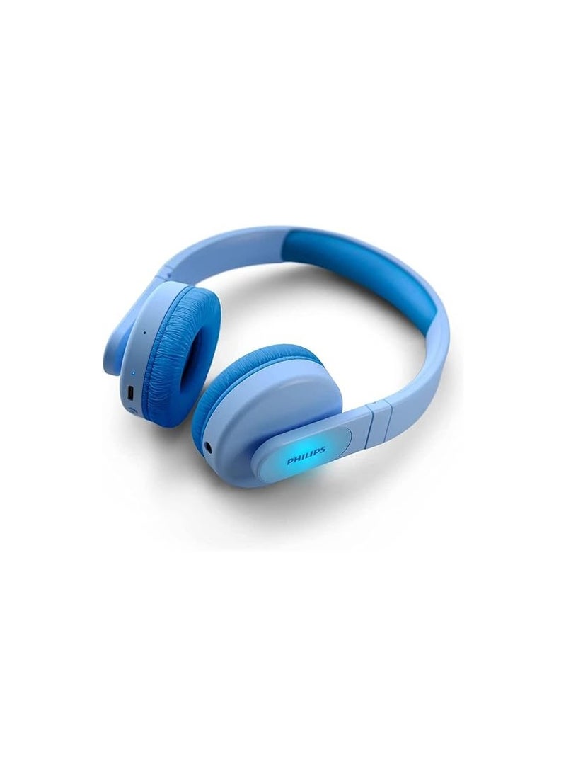 Philips Philips TAK4206BL Wireless On-Ear Kids Headphones (With Microphone) – Blue  - Image 2