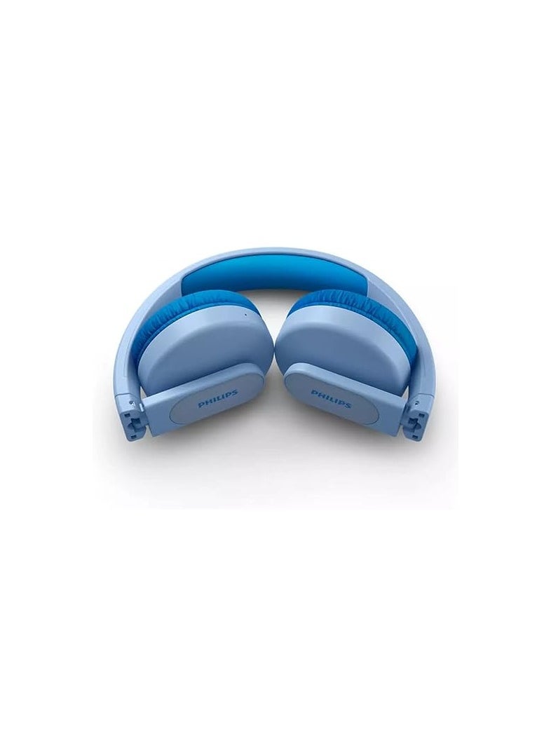Philips Philips TAK4206BL Wireless On-Ear Kids Headphones (With Microphone) – Blue  - Image 4