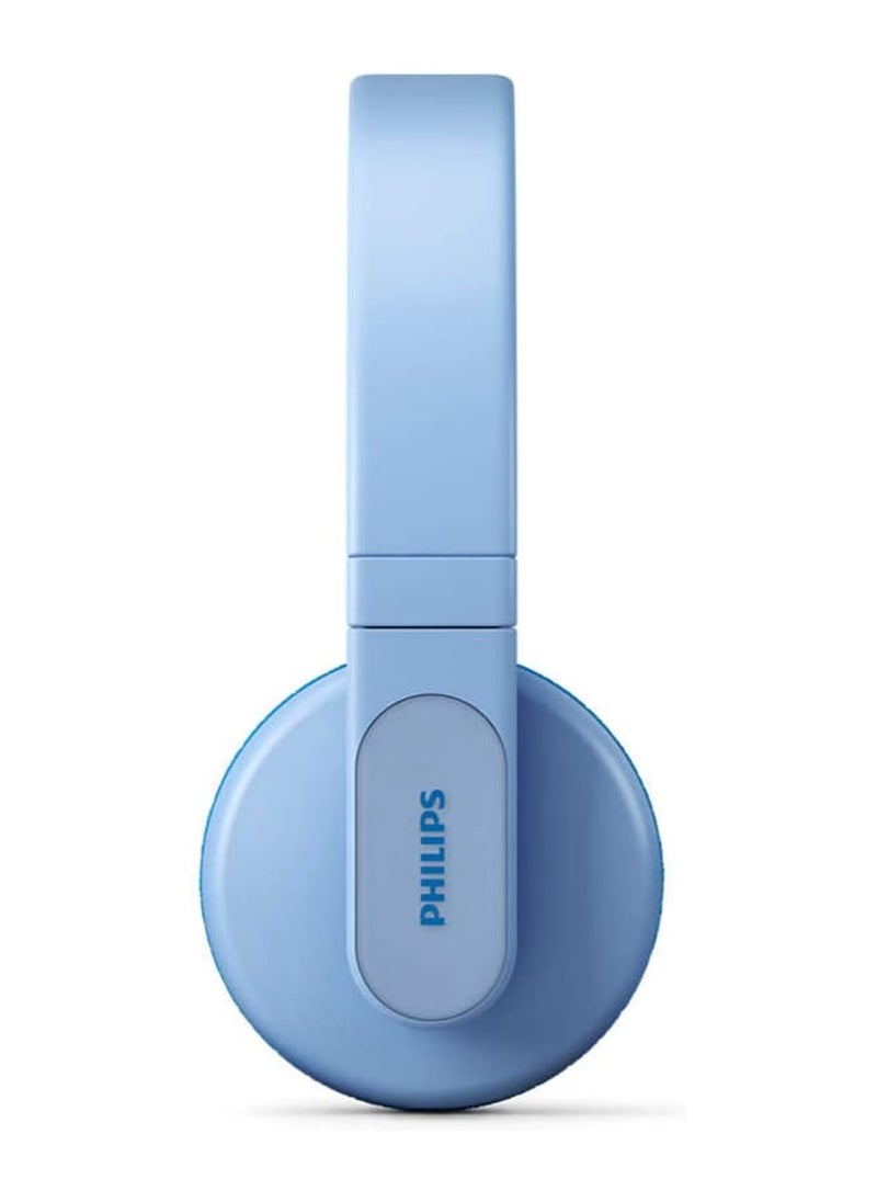 Philips Philips TAK4206BL Wireless On-Ear Kids Headphones (With Microphone) – Blue  - Image 5