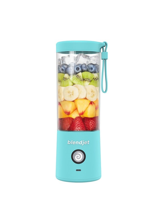 blendjet V2 Portable Blender Smoothie Maker, Personal Blender, Fruit Blender, Leak Proof Juicer, BPA-Free 475ml 200W Sports Bottle, USB-C Rechargeable, Ice Crusher with Stainless Steel Blades - Sky Blue  - Image 1