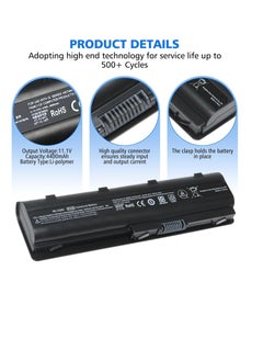 Generic Replacement Battery 593553-001, 593554-001 MU06 MU09 Compatible with HP Pavilion G6, G7, G62, G72, G4, DV6, DV7, DM4, Compaq Presario CQ32, CQ42, CQ43, CQ56, CQ57, CQ72  - Image 3