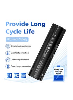 Generic Replacement Battery 593553-001, 593554-001 MU06 MU09 Compatible with HP Pavilion G6, G7, G62, G72, G4, DV6, DV7, DM4, Compaq Presario CQ32, CQ42, CQ43, CQ56, CQ57, CQ72  - Image 4
