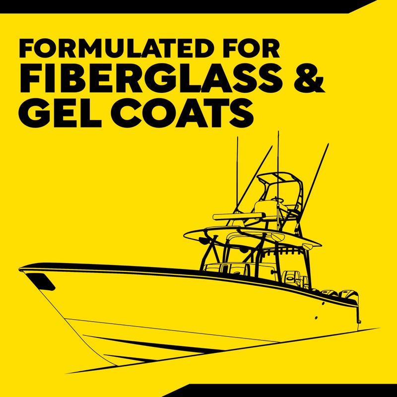 Meguiar's Meguiarâ€™s Marine/RV One Step Compound, M6732, Removes Oxidation, Stains, Scratches, and Water Spots, Restores Color and Shine to Fiberglass Gel Coat Finishes, Christmas Gift Ideas for Car Dads, 32 Oz - Image 4