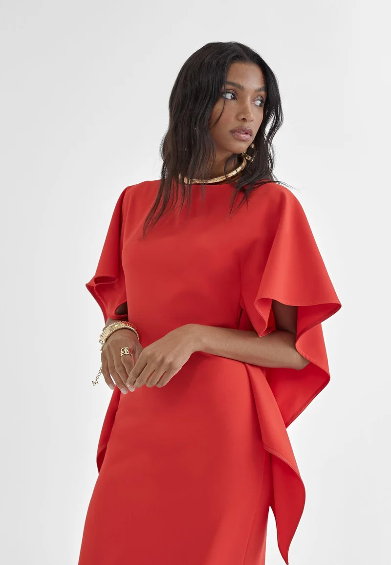 Lola Casademunt Cape dress
