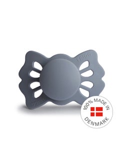 FRIGG FRIGG Lucky Symmetrical Silicone Baby Pacifier 0-6M Great Gray - Size 1  - Image 1