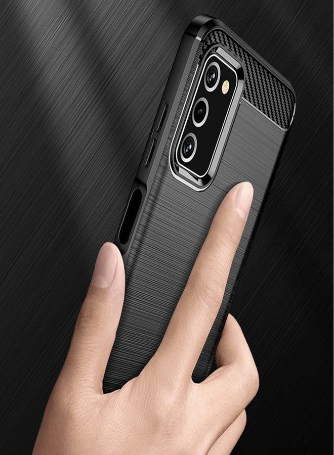 أوسوفر جراب Osophter Galaxy A03S مع واقي شاشة مزدوج، مقاوم للصدمات | مطاط TPU مرن | غطاء حماية للهاتف | لهاتف Samsung Galaxy A03S الأمريكي | أسود - Image 3