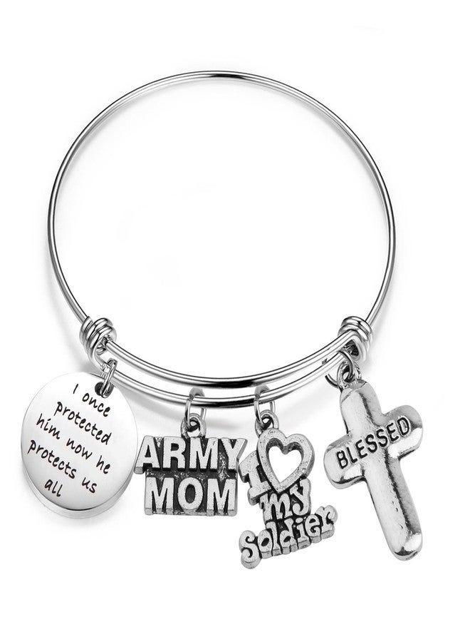 Gzrlyf Army Mom Bracelet Army Mother Bracelet Army Mom Jewelry Army Mom Gift Army Mother Gift(army mom bracelet) - Image 1