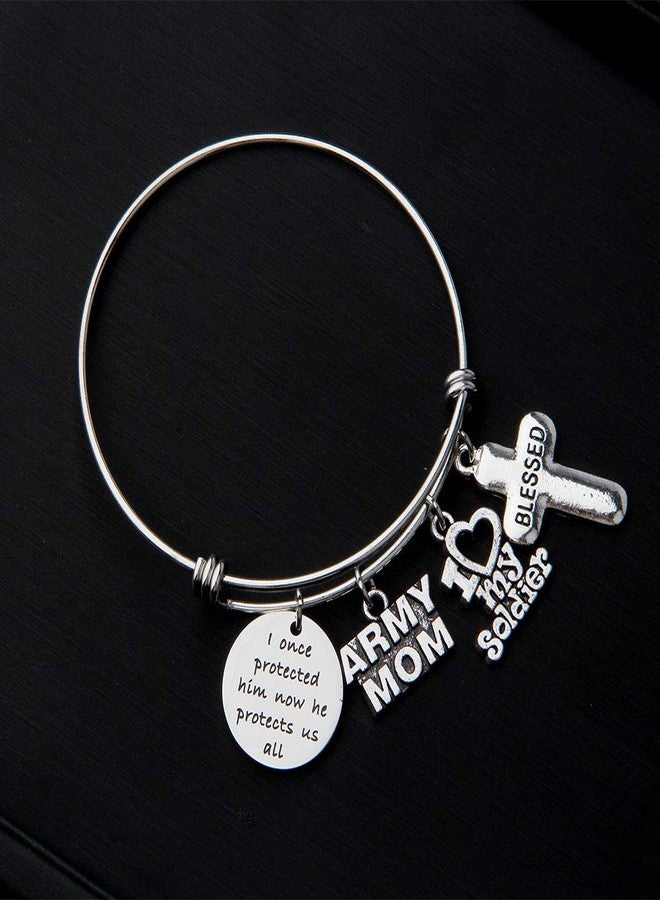 Gzrlyf Army Mom Bracelet Army Mother Bracelet Army Mom Jewelry Army Mom Gift Army Mother Gift(army mom bracelet) - Image 4