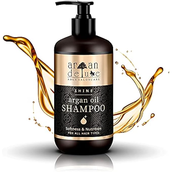 argan de luxe SHAMPOO IN PROFESSIONAL QUALITY 10.1 FL OZ - STRONG CARE WITH ARGAN OIL FOR SMOOTHNESS AND SHINE - Image 1