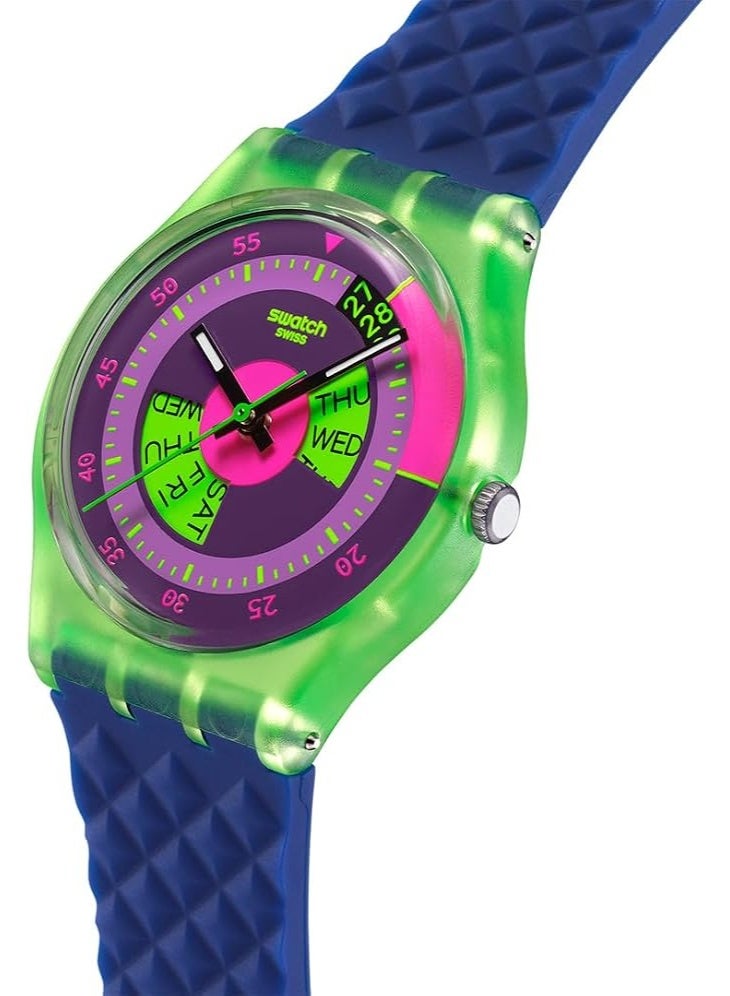 سواتش ساعة سواتش SO28G704 Originals Neon Skychart كوارتز - Image 3