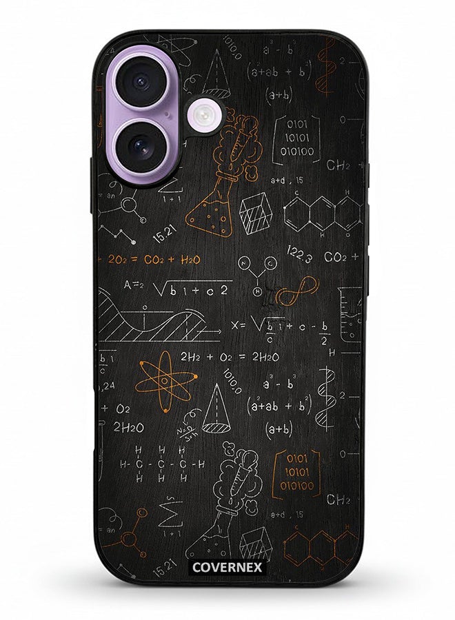 Covernex Apple iPhone 17 Protective Case Cover Printed Featuring The Scientist Chalkboard Formula - Image 2