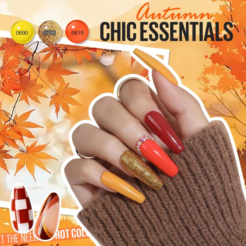 MEFA 47 PCS Gel Nail Polish Kit, 42 Colors Collection Pink Purple Colorful Gel Polish Set with 5 Pcs Base and Glossy/Matte/Glitter Top Coat DIY Manicure Art at Home Gifts for Women - Image 5