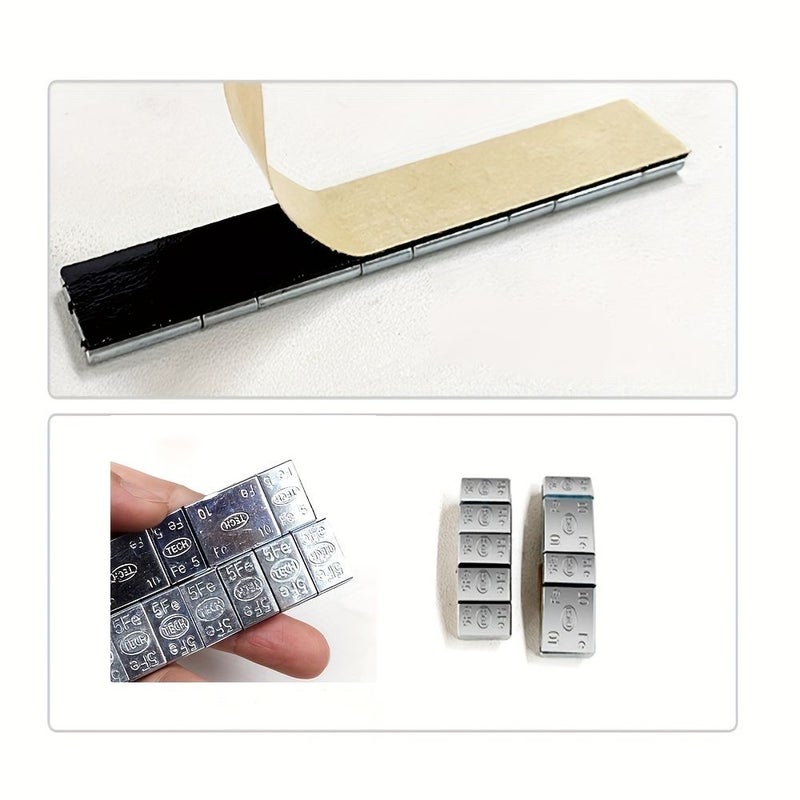 Tek Tire Balancing Blocks 5g Adhesive Weights 8 Pack - Image 3
