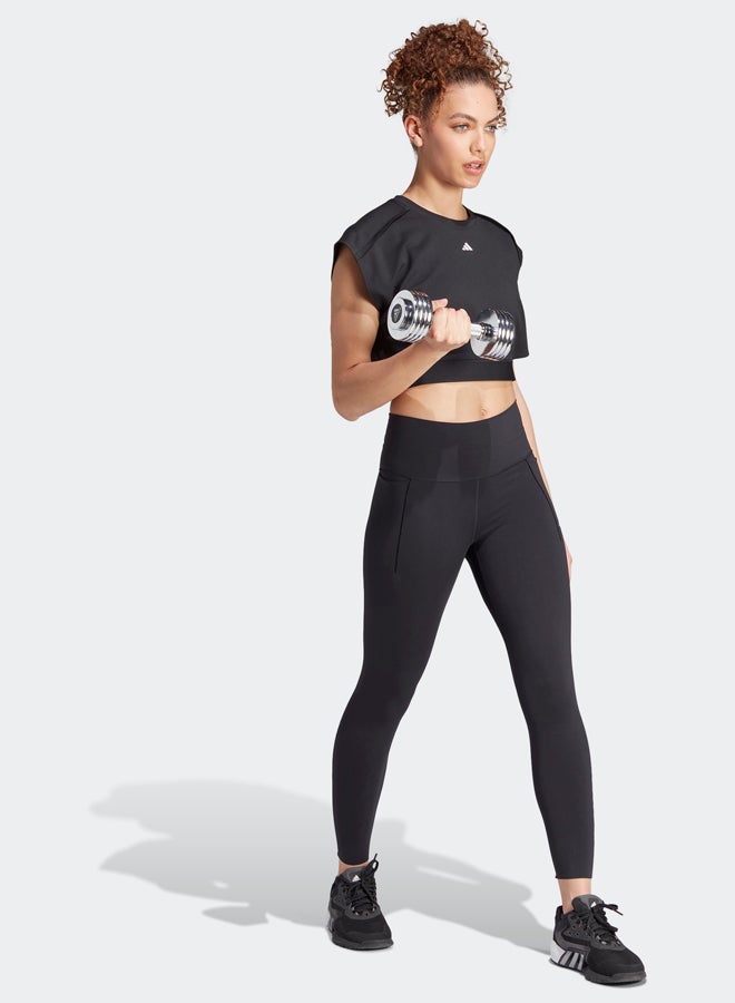 Adidas Power AEROREADY Crop Sleeveless Tee  - Image 4