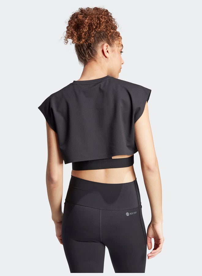Adidas Power AEROREADY Crop Sleeveless Tee  - Image 3