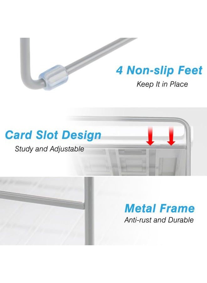 Cirhy Pantry Organizers and Storage,3 Tiers Expandable Foil and Plastic Wrap Organizer, Adjustable Kitchen Cabinet Shelf Organizer, Shelves Storage Rack for Cabinet Countertop (9.8" To 15.6"L) - Image 4