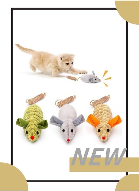 Cat Toys, Interactive Catnip Animals Toys for Indoor Kittens,Cat Nip Chirping Toy, Cat Chew Exercise Toy
