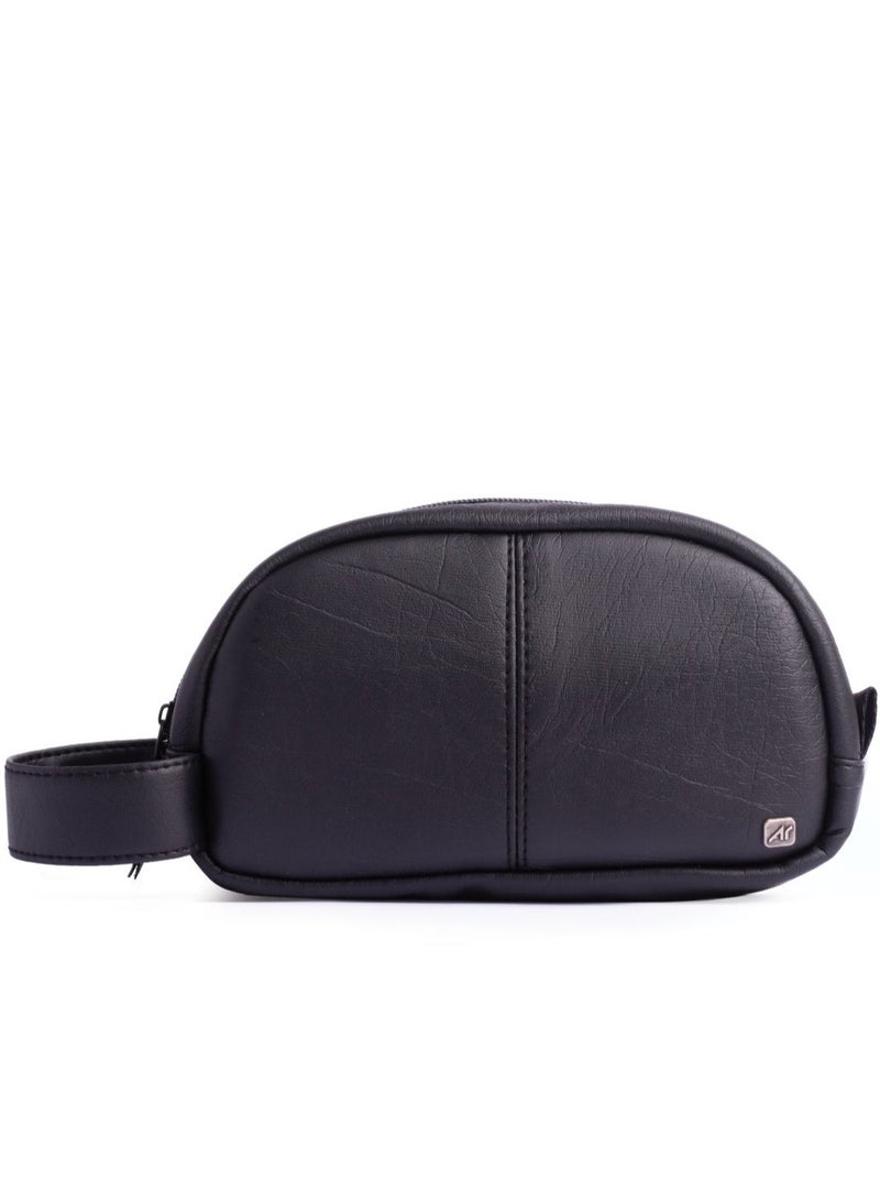 Ar supply Ar Mini Kit by Arij Bags | Handbag, Faux Leather, Lightweight, Inner Zipper Pocket, Compact for Daily Use (20 × 11 × 5 cm) (Black) - Image 1