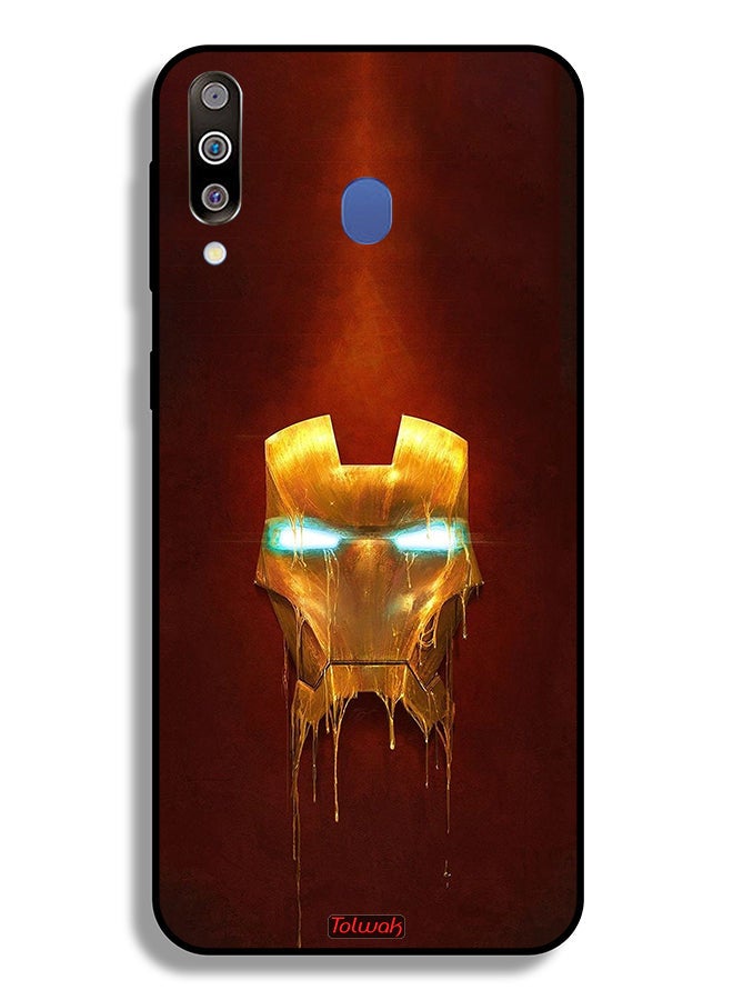 Tolwak Samsung Galaxy M30 Protective Case Cover Iron Man Marvel Comics - Image 2