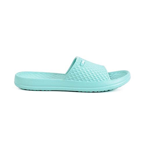 FUNKYMONKEY Womens Bathroom Shower Slippers Indoor Home Beach Non Slip Sandal (8 M US, Blue) - Image 2