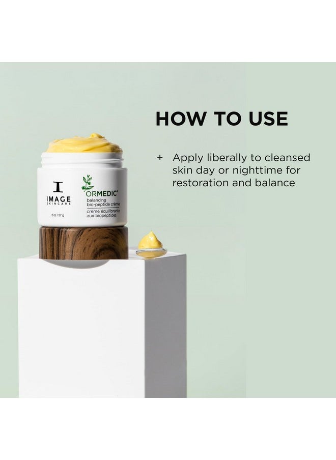 IMAGE SKINCARE IMAGE Skincare, ORMEDIC Biopeptide Crème, Balancing Face Moisturizer with Shea Butter, Hyaluronic Acid and Organic Plant Oils, 2oz  - Image 4