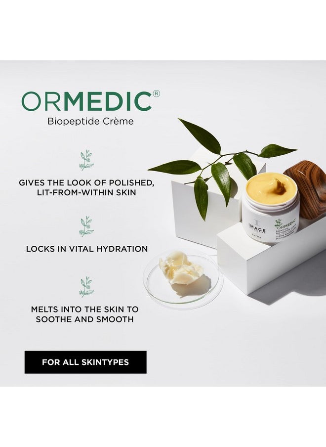 IMAGE SKINCARE IMAGE Skincare, ORMEDIC Biopeptide Crème, Balancing Face Moisturizer with Shea Butter, Hyaluronic Acid and Organic Plant Oils, 2oz  - Image 2