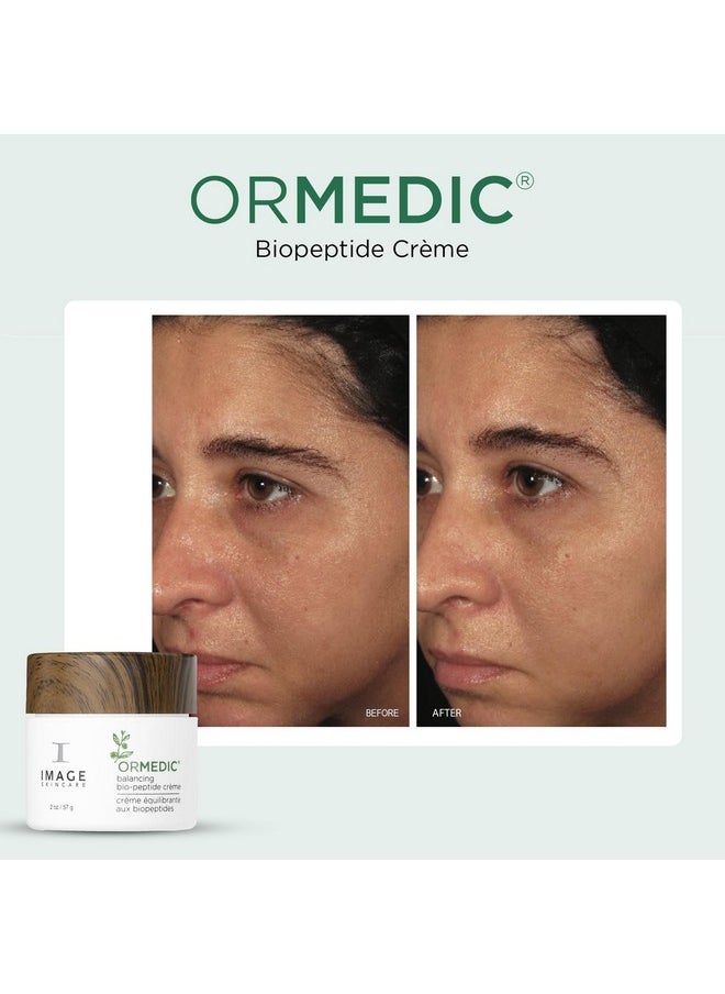 IMAGE SKINCARE IMAGE Skincare, ORMEDIC Biopeptide Crème, Balancing Face Moisturizer with Shea Butter, Hyaluronic Acid and Organic Plant Oils, 2oz  - Image 3