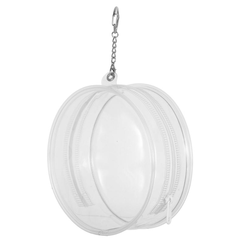 Clear Figure Display Pouch with Keychain Portable Doll Storage Bag - Image 2
