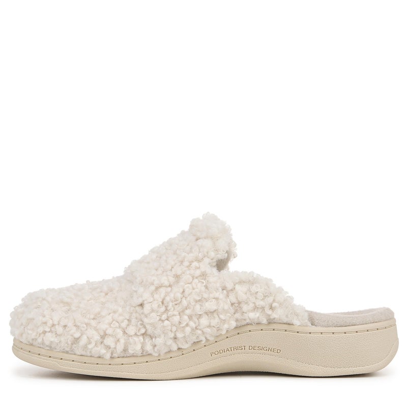 Vionic Women's Gemma Ii Mules, Cream Shearling, 6 - Image 3
