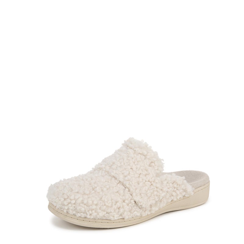 Vionic Women's Gemma Ii Mules, Cream Shearling, 6 - Image 1
