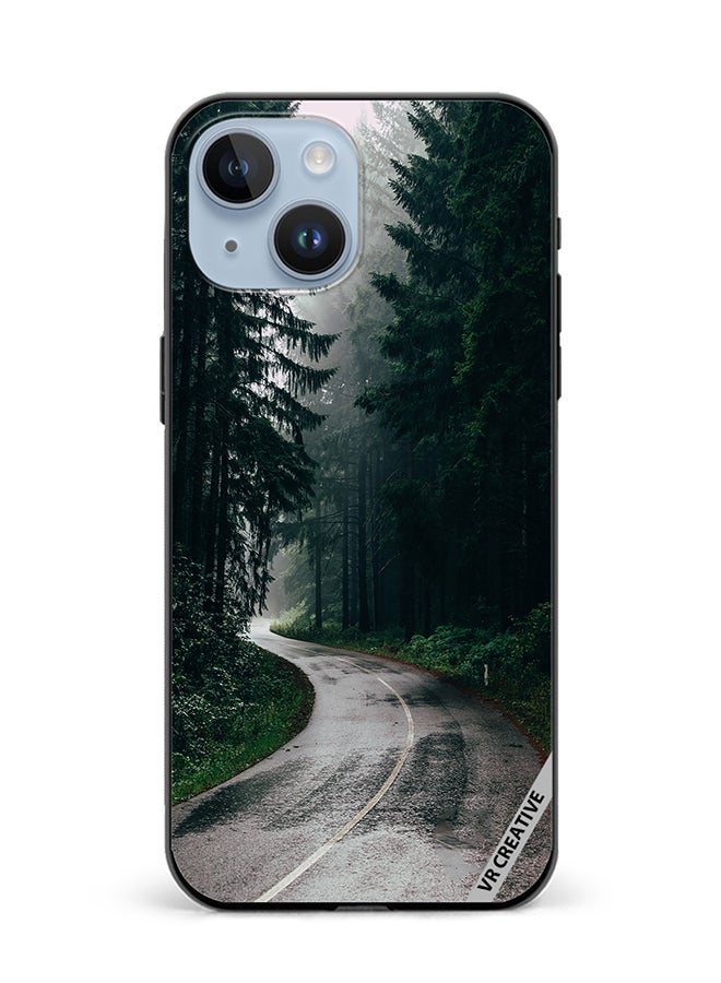 VR CREATIVE Protective Case Cover For Apple iPhone 15 Plus Morning Fog Design Multicolour - Image 1